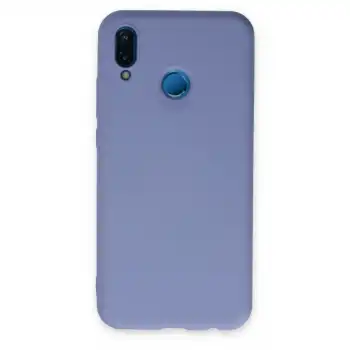 Huawei P20 Lite Kılıf Nano İçi Kadife Silikon - Lila