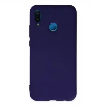 Huawei P20 Lite Kılıf Nano İçi Kadife Silikon - Mor