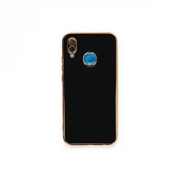 Huawei P20 Lite Kılıf Volet Silikon - Siyah