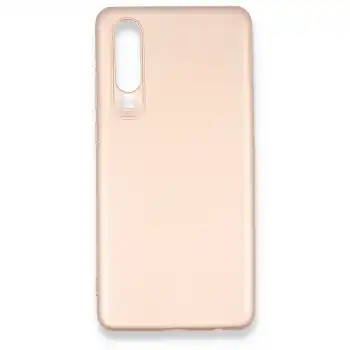 Huawei P30 Kılıf First Silikon - Rose Gold