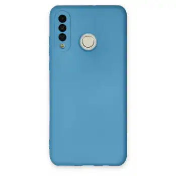 Huawei P30 Lite Kılıf Nano İçi Kadife Silikon - Mavi