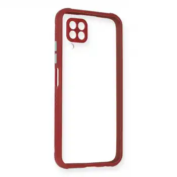 Huawei P40 Lite Kılıf Miami Şeffaf Silikon - Fuşya