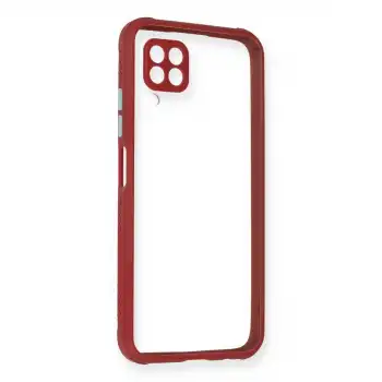 Huawei P40 Lite Kılıf Miami Şeffaf Silikon - Fuşya