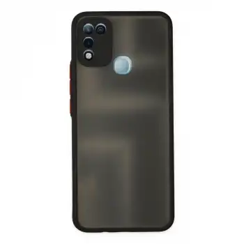 İnfinix Hot 10 Play Kılıf Montreal Silikon Kapak - Siyah