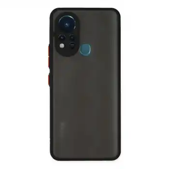 İnfinix Hot 11s Kılıf Montreal Silikon Kapak - Siyah