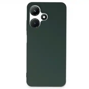 İnfinix Hot 30i Kılıf First Silikon - Koyu Yeşil