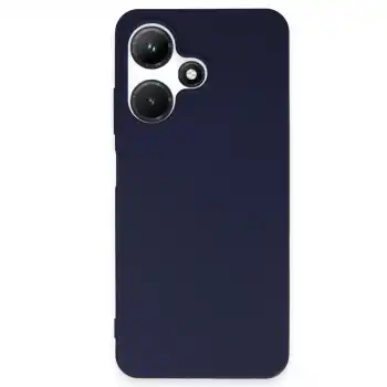 İnfinix Hot 30i Kılıf First Silikon - Lacivert