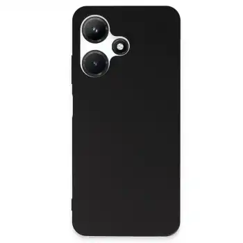 İnfinix Hot 30i Kılıf First Silikon - Siyah
