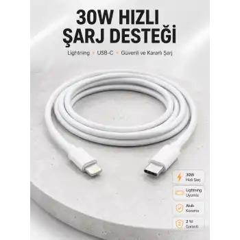 IOS Tüm Serilerle Uyumlu 30W Hızlı Şarj Aleti 11 12 13 14/Pro Max Mini Plus