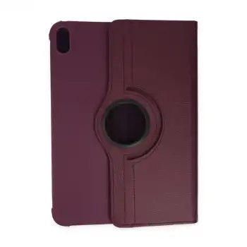 İpad 2022 10.9 (10.nesil) Kılıf 360 Tablet Deri Kılıf - Mürdüm