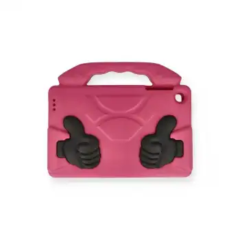 İpad 2022 10.9 (10.nesil) Kılıf Like Stantlı Tablet Silikon - Pembe