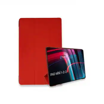 İpad Mini 3 Kılıf Tablet Smart Kılıf - Kırmızı