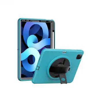 İpad Pro 11 (2018) Kılıf Hand Strap Tablet Kılıfı - Turkuaz