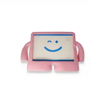 İpad Pro 11 (2021) Kılıf Karakter Tablet Silikon - Açık Pembe