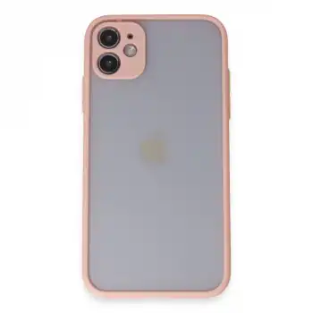 İphone 11 Kılıf Montreal Silikon Kapak - Pembe