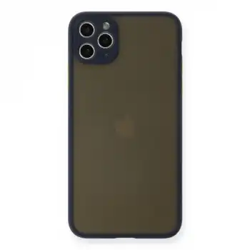 İphone 11 Pro Max Kılıf Montreal Silikon Kapak - Lacivert