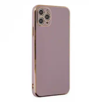 İphone 11 Pro Max Kılıf Volet Silikon - Mor