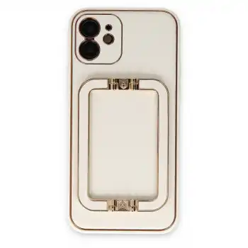 İphone 12 Kılıf Coco Elit Kapak - Beyaz