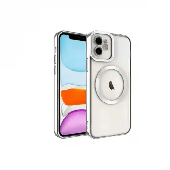 İphone 12 Kılıf Kross Magneticsafe Kapak - Gümüş