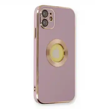 İphone 12 Kılıf Store Silikon - Mor