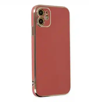 İphone 12 Kılıf Volet Silikon - Kırmızı