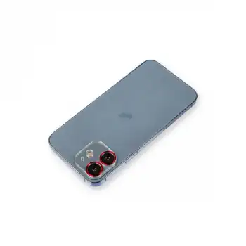 İphone 12 Metal Kamera Lens Koruma Cam - Kırmızı