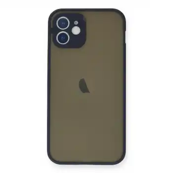 İphone 12 Mini Kılıf Montreal Silikon Kapak - Lacivert