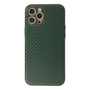İphone 12 Pro Kılıf Coco Karbon Silikon - Yeşil