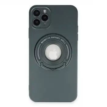 İphone 12 Pro Kılıf Lukka Magneticsafe Kapak - Koyu Yeşil