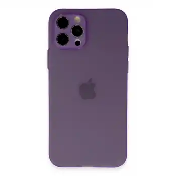 İphone 12 Pro Kılıf Puma Silikon - Koyu Mor