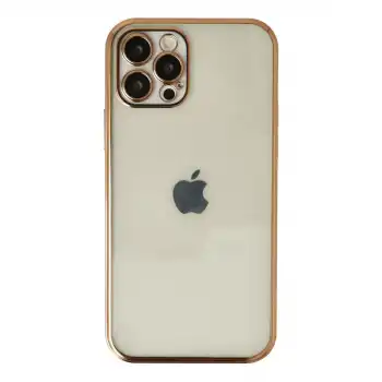 İphone 12 Pro Kılıf Razer Lensli Silikon - Gold
