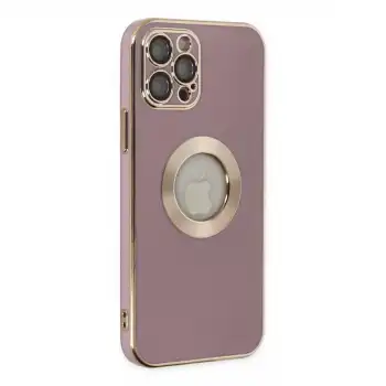 İphone 12 Pro Kılıf Store Silikon - Mor