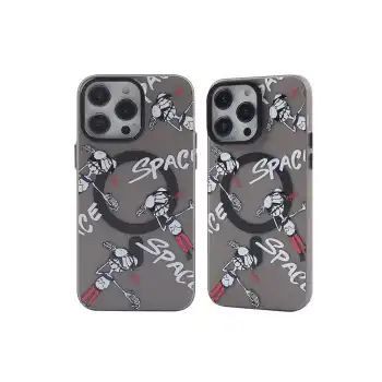 İphone 12 Pro Max Kılıf Apollo Magneticsafe Desenli Kapak - Apollo Siyah - 3