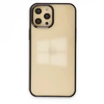 İphone 12 Pro Max Kılıf Element Silikon - Siyah