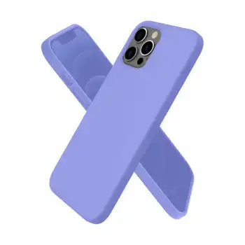 İphone 12 Pro Max Kılıf First Silikon - Mor