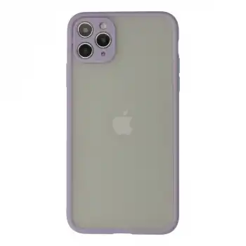 İphone 12 Pro Max Kılıf Montreal Silikon Kapak - Mor
