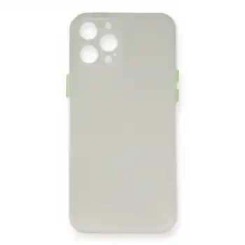 İphone 12 Pro Max Kılıf Pp Ultra İnce Kapak - Beyaz