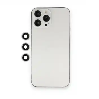 İphone 12 Pro Shine Kamera Lens - Gümüş