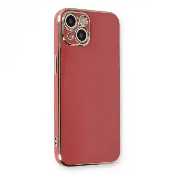 İphone 13 Kılıf Volet Silikon - Kırmızı