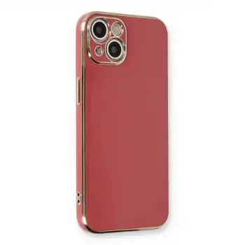 İphone 13 Kılıf Volet Silikon - Kırmızı