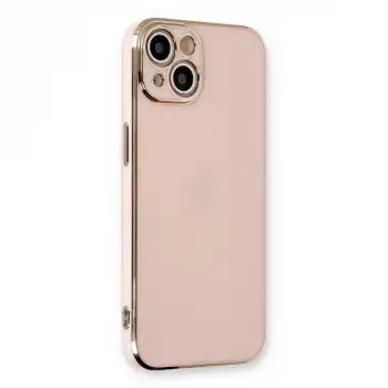 İphone 13 Kılıf Volet Silikon - Pembe