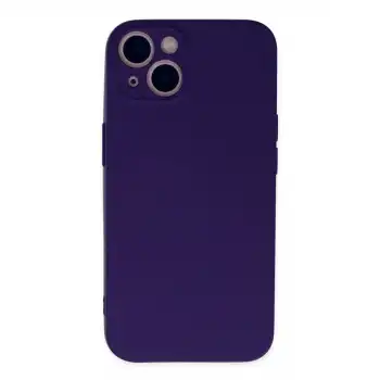 İphone 13 Mini Kılıf Nano İçi Kadife Silikon - Mor