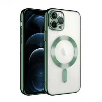 İphone 13 Pro Kılıf Kross Magneticsafe Kapak - Koyu Yeşil