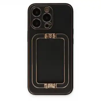 İphone 13 Pro Max Kılıf Coco Elit Kapak - Siyah