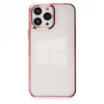 İphone 13 Pro Max Kılıf Element Silikon - Pembe