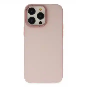 İphone 14 Pro Kılıf Modos Metal Kapak - Pembe