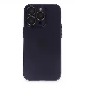 İphone 14 Pro Max Kılıf Luko Lens Silikon - Siyah