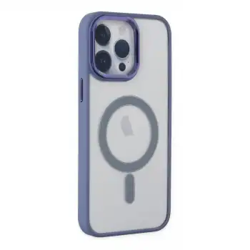 İphone 14 Pro Max Kılıf Room Magneticsafe Silikon - Sierra Blue