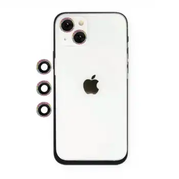 İphone 14 Shine Kamera Lens - Rainbow