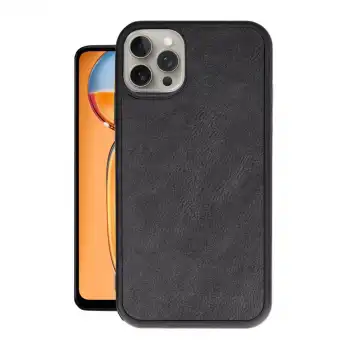 İphone 15 Pro Kılıf Aras Deri Kapak - Siyah